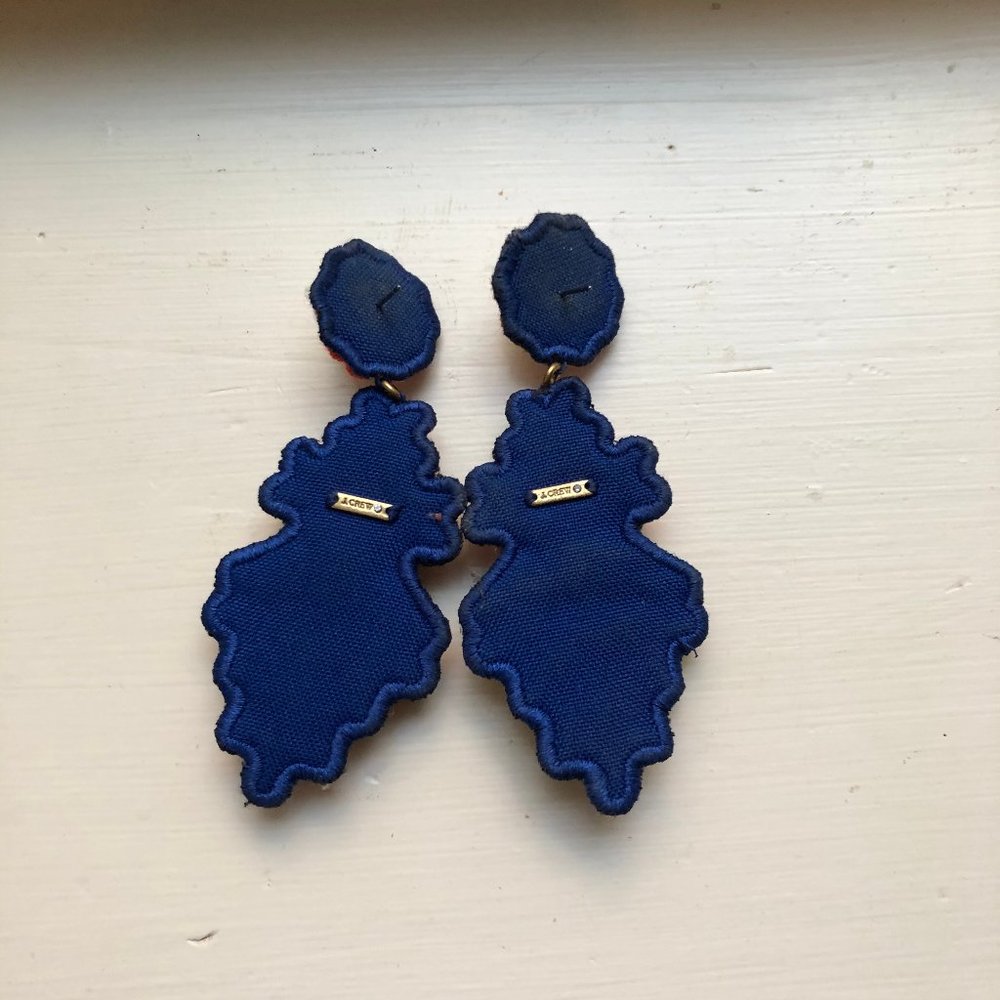 J. Crew Colorful Fabric Earrings - Picture 2 of 2
